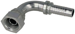 Hosetail 90° 1 1/2" - 1 1/2" BSP Female Swivel